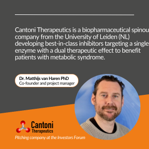 Pitching company Cantoni Therapeutics in the spotlight picture