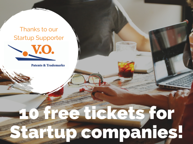 A couple of free tickets left for Startups