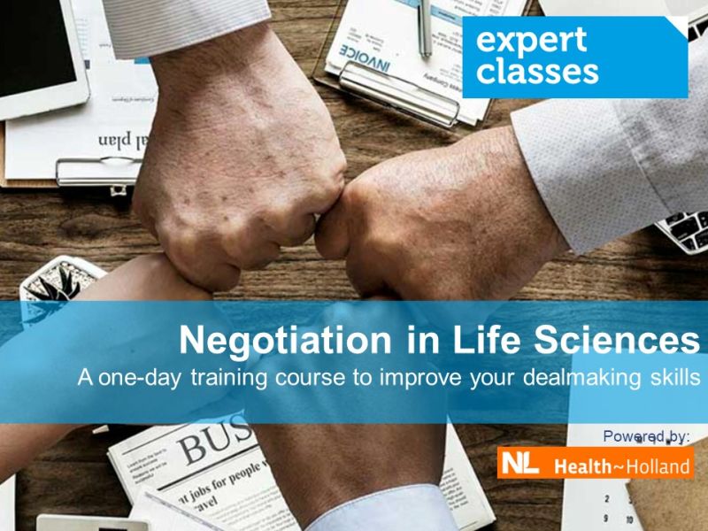Negotiation in Life Sciences - A one-day training course to improve your dealmaking skills